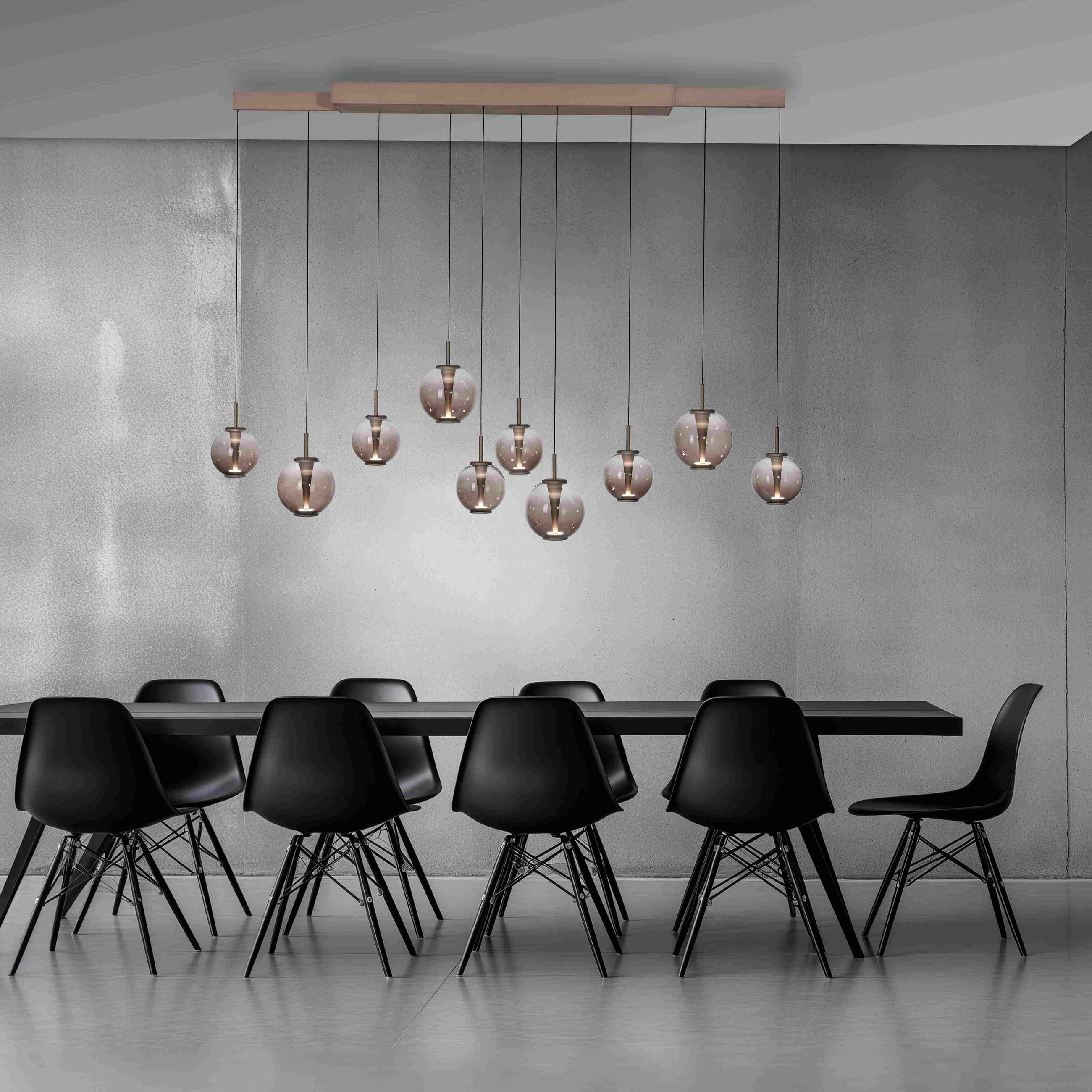 LED-HÄNGELEUCHTE 198/35/180 cm   - Bernsteinfarben, Trend (198/35/180cm) - Neuhaus PURE