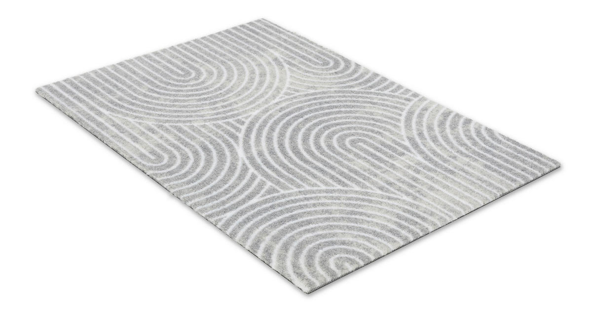 FUßMATTE  50/70 cm  Grau  - Grau, Basics, Kunststoff/Textil (50/70cm) - Astra