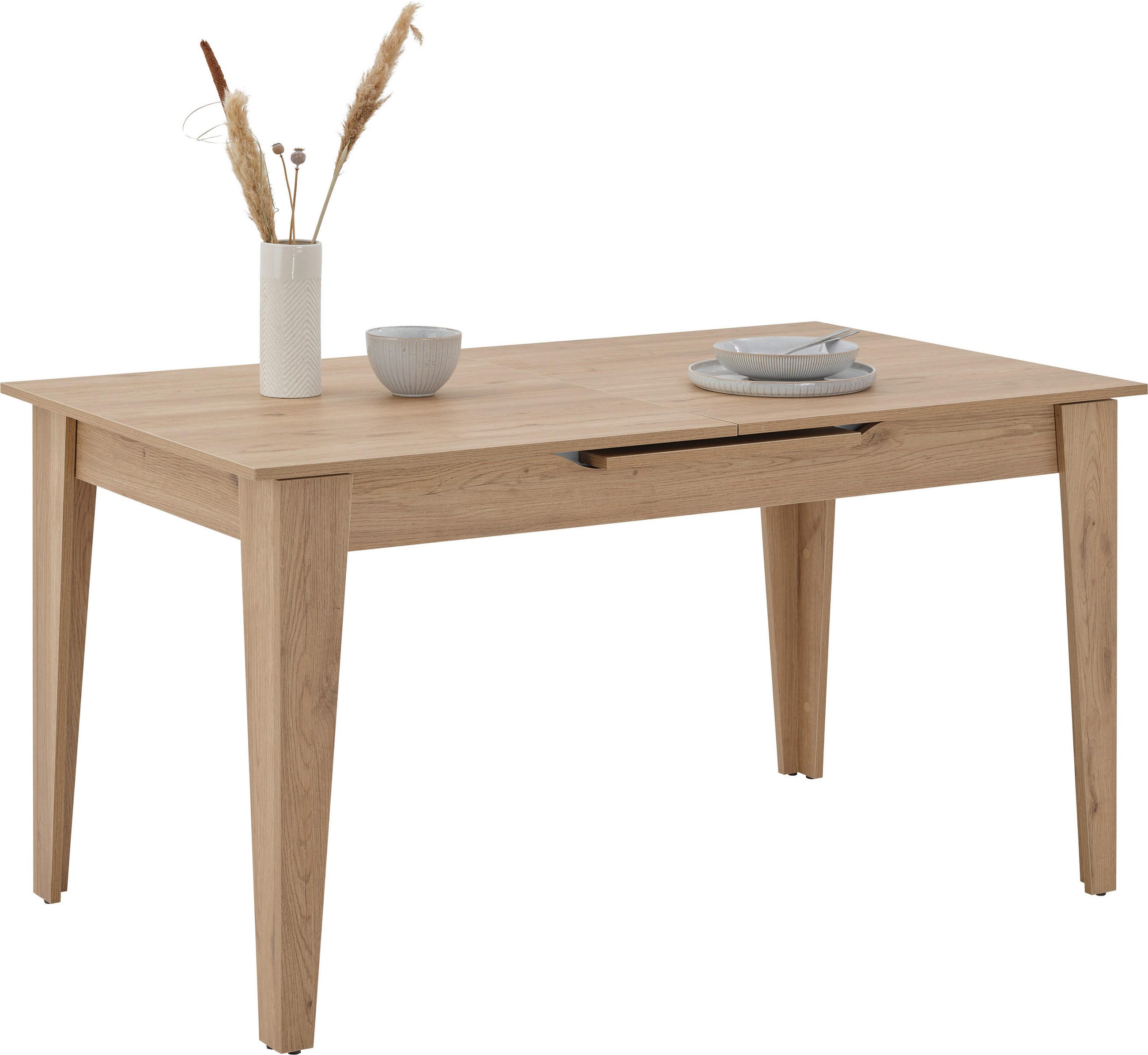 Esstisch ausziehbar Andorra 140-180x75x80 cm Eiche