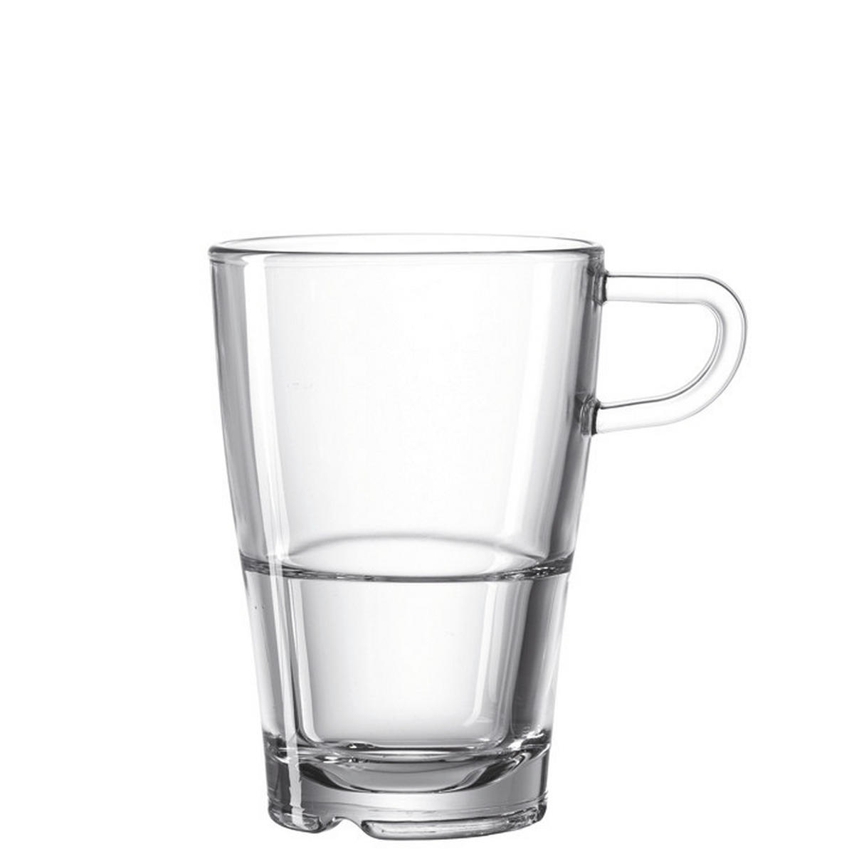 LATTE-MACCHIATO-SET Senso 6-teilig  - Transparent, Basics, Glas (11,30/12,00/8,30cm) - Leonardo