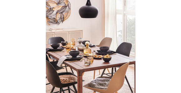 KOMBISERVICE Black Pearl 20-teilig - Schwarz, Design, Keramik - Novel