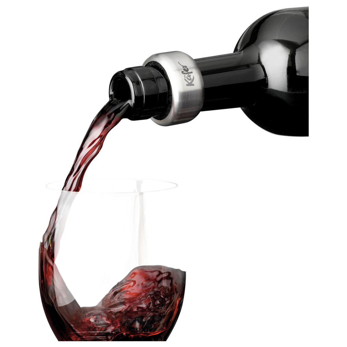 SET PRIBORA ZA VINO  - boje oplemenjenog čelika, Basics, metal (22.5/14.5/6.5cm) - Käfer