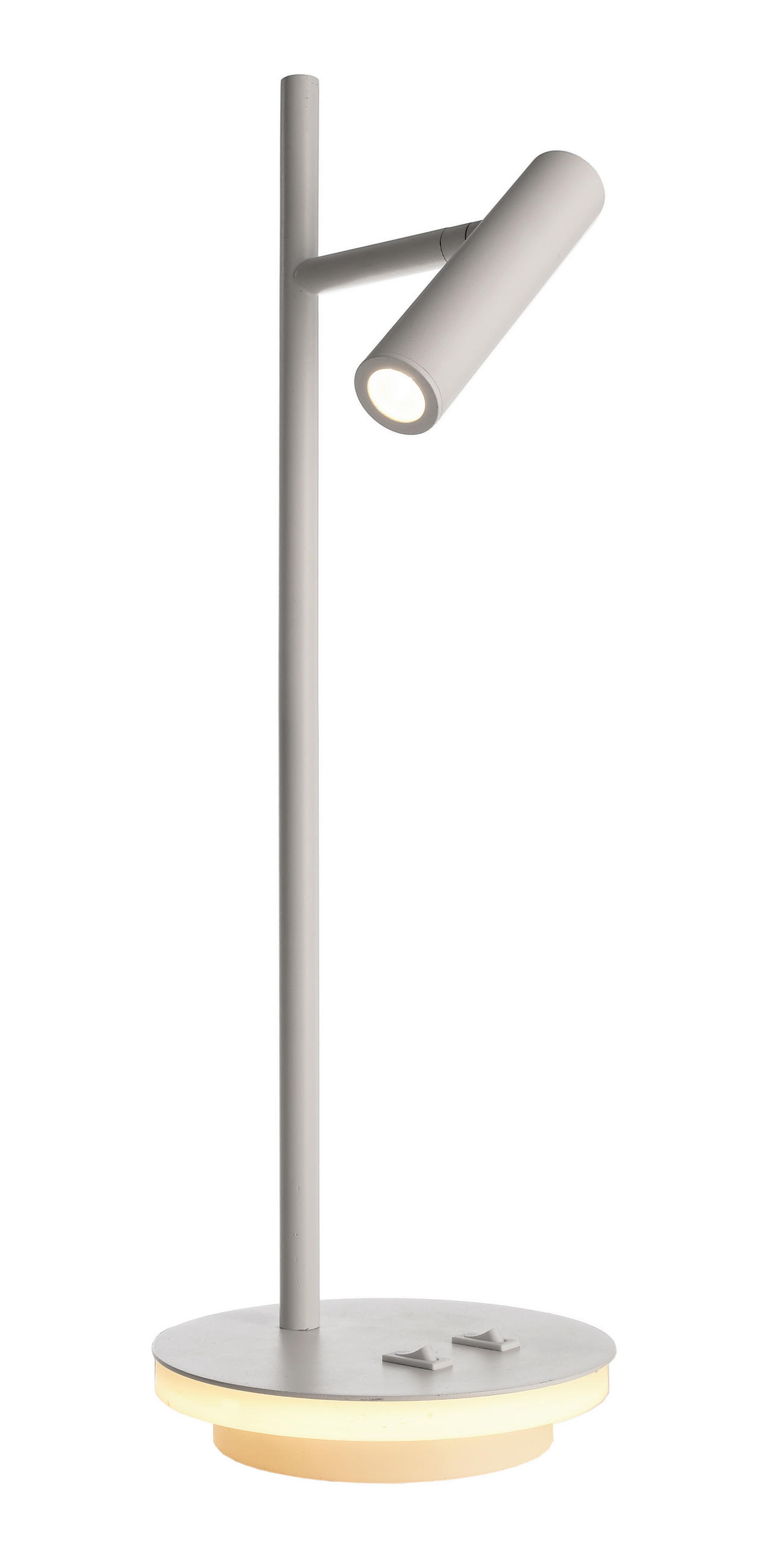 LED-TISCHLEUCHTE Brahe 15/45 cm  - Weiß, KONVENTIONELL, Metall (15/45cm)