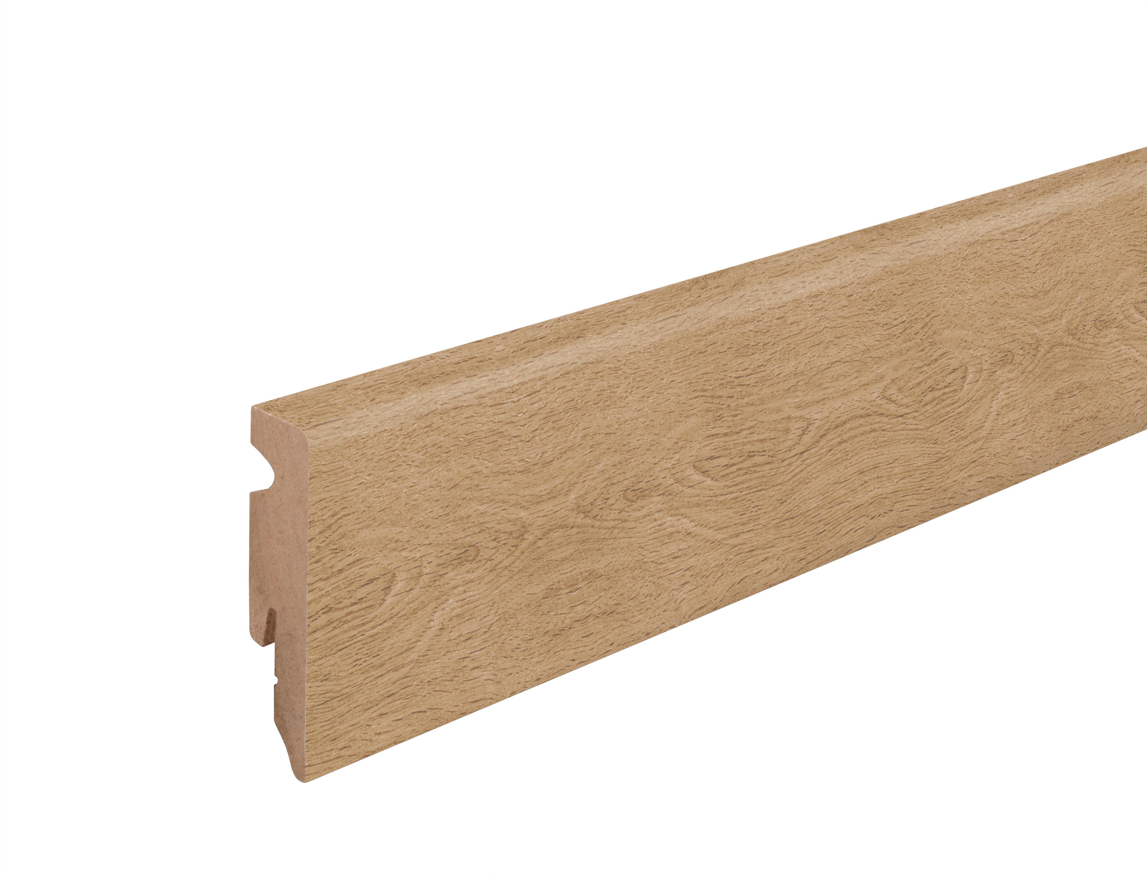 PODSTAVCOVÁ LIŠTA  (za kus)  barvy dubu - barvy dubu, Basics, kompozitní dřevo (1,5/5,8/240cm) - Homeware