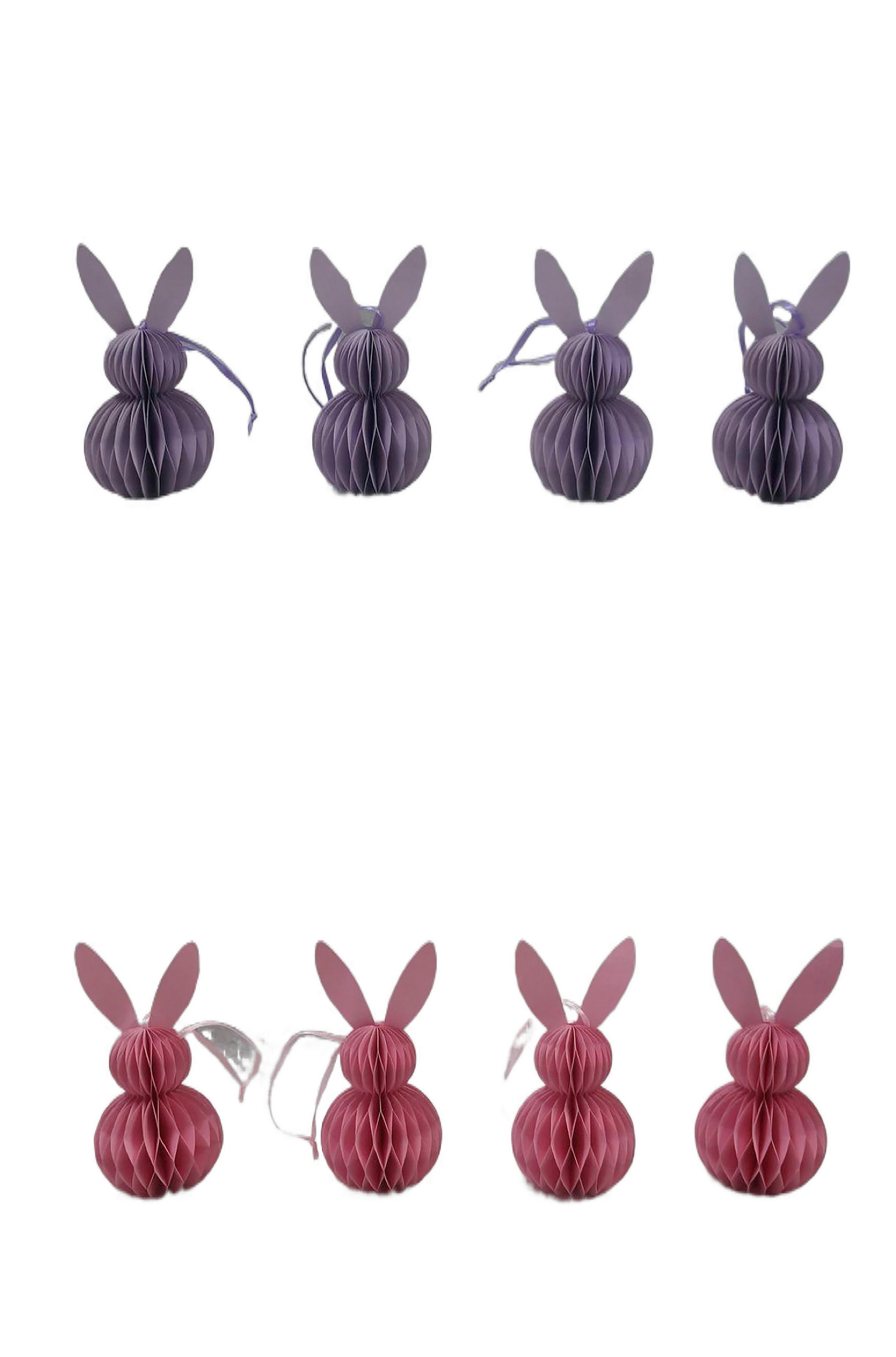 DEKOHASE - Pink/Lila, LIFESTYLE, Papier/Textil (6,6/14cm)