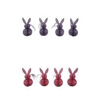 DEKOHASE - Pink/Lila, LIFESTYLE, Papier/Textil (6,6/14cm)