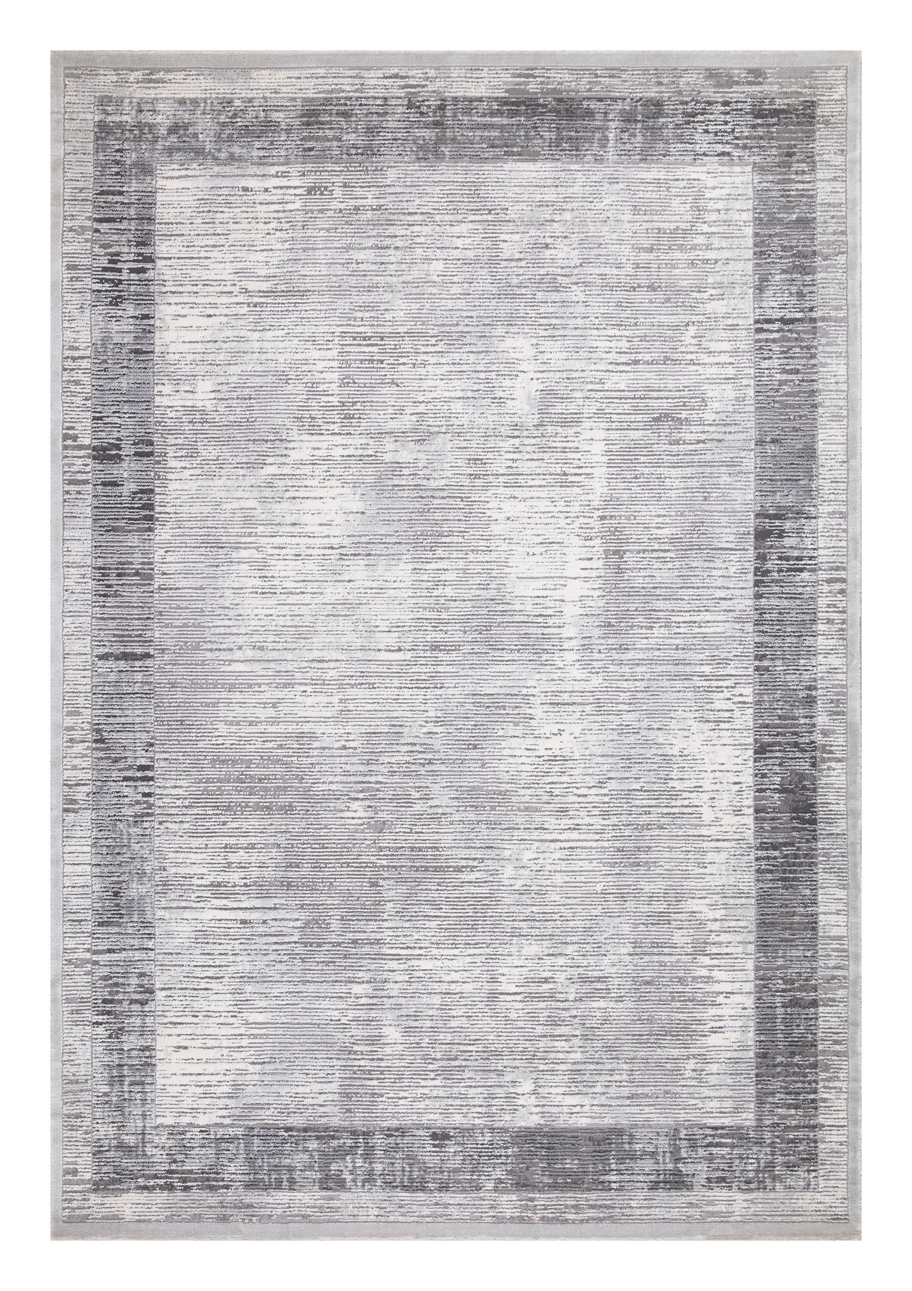 VINTAGE-TEPPICH 80/150 cm Fez Grau  - Grau, LIFESTYLE, Textil (80/150cm) - Novel