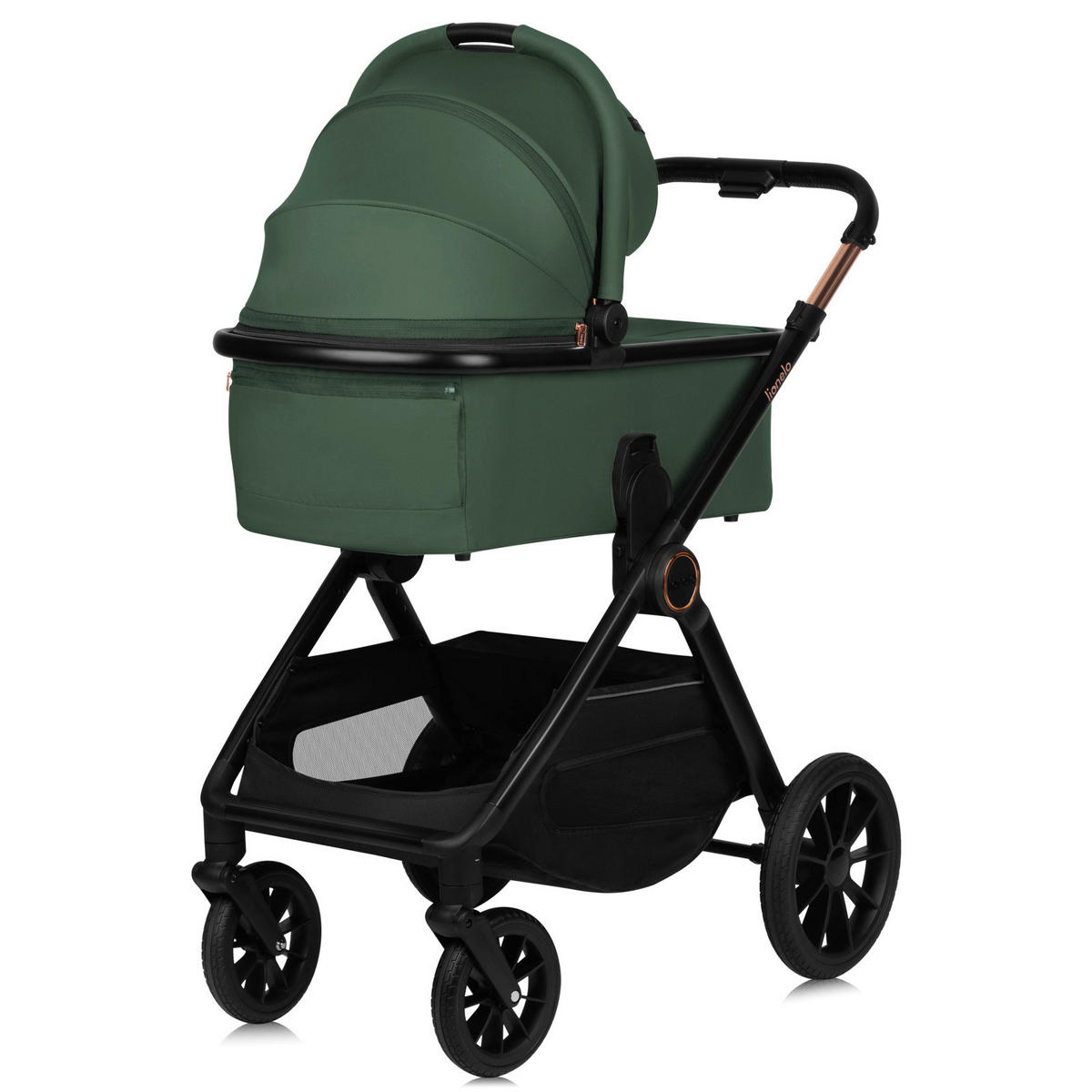 KINDERWAGENSET  LO-Layla 3in1  Green Forest  - Grün, Basics (94/62/115cm) - Lionelo