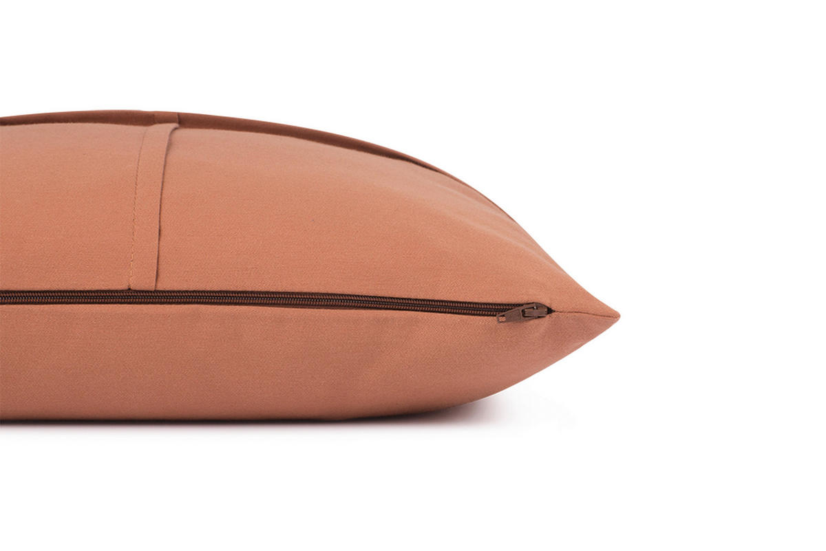KISSENHÜLLE SW-Soft 38/38 cm  - Rotbraun/Cognac, Basics, Textil (38/38cm) - Schöner Wohnen