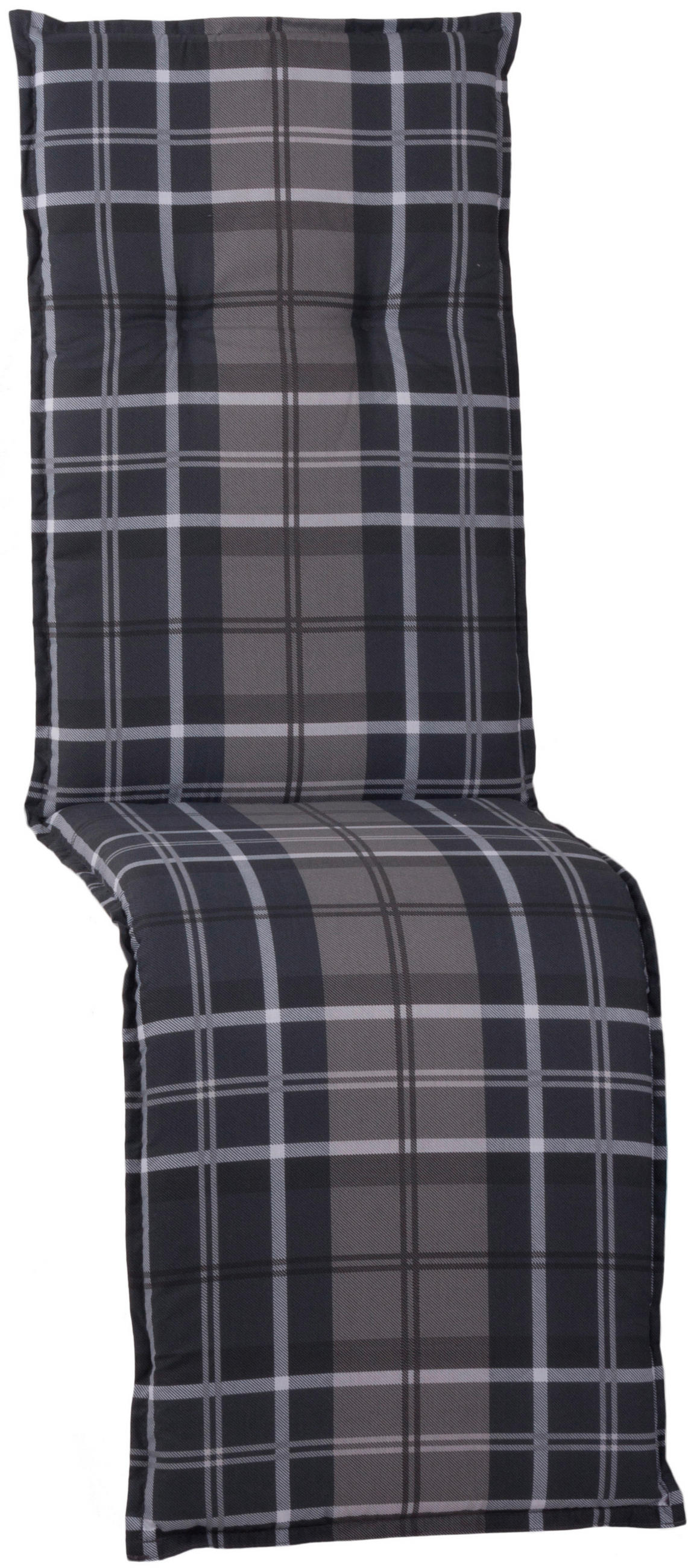 PODLOŽKA NA RELAXAČNÍ KŘESLO, 171/50/6 cm - šedá/antracitová, Design, textil (171/50/6cm) - Gardenson