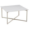 COUCHTISCH 80/80/45 cm quadratisch Beige  - Beige, Design, Stein/Metall (80/80/45cm) - Carryhome