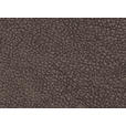 ECKSOFA in Mikrofaser Braun  - Alufarben/Braun, Design, Textil/Metall (242/275cm) - Dieter Knoll