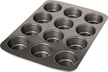 MUFFINFORM EASY BAKING 26,1/37,2/3,2 cm  - Anthrazit, KONVENTIONELL, Metall (26,1/37,2/3,2cm) - Birkmann