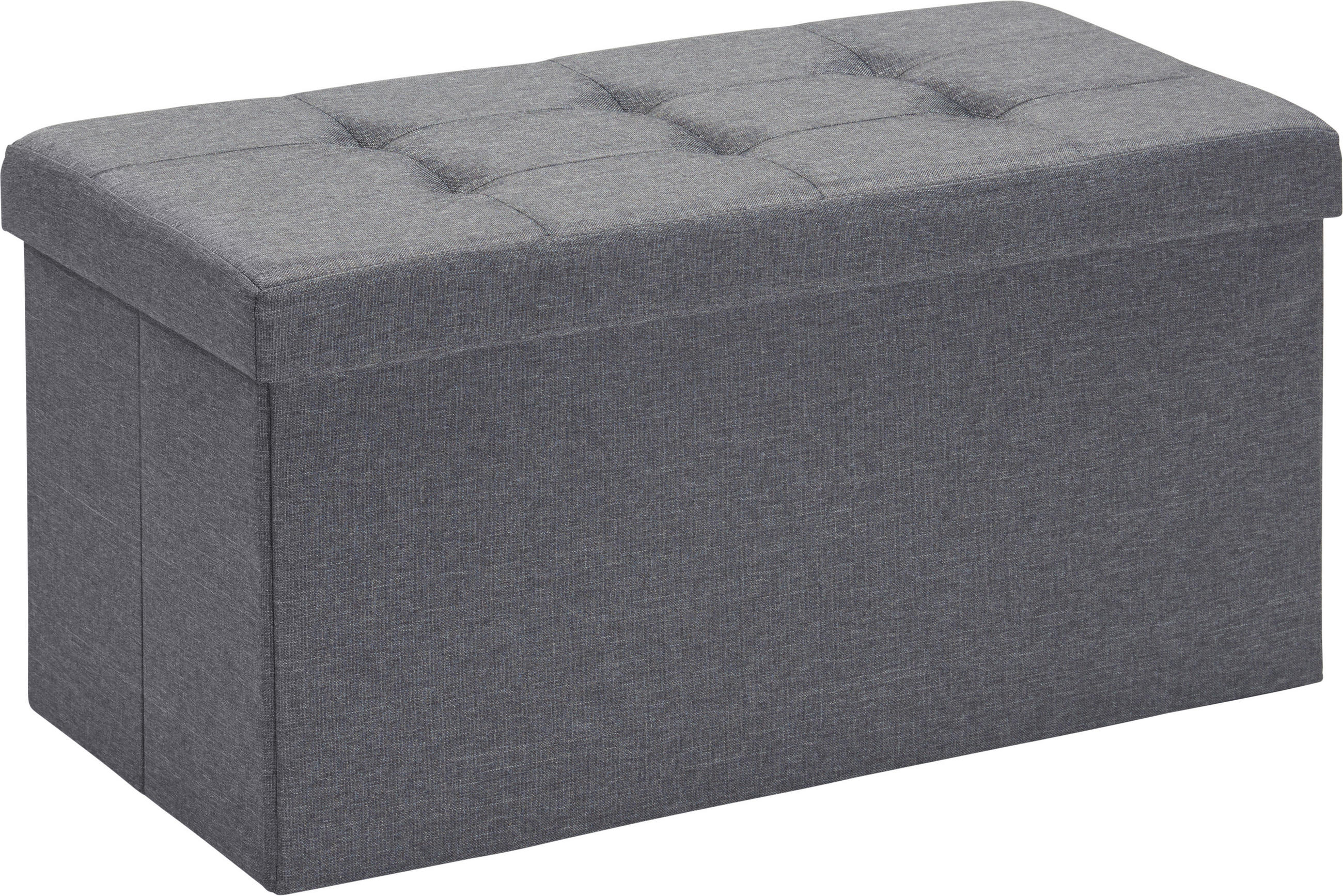 SITZBOX Uni  - Anthrazit, Design, Textil (76/38/38cm) - Carryhome