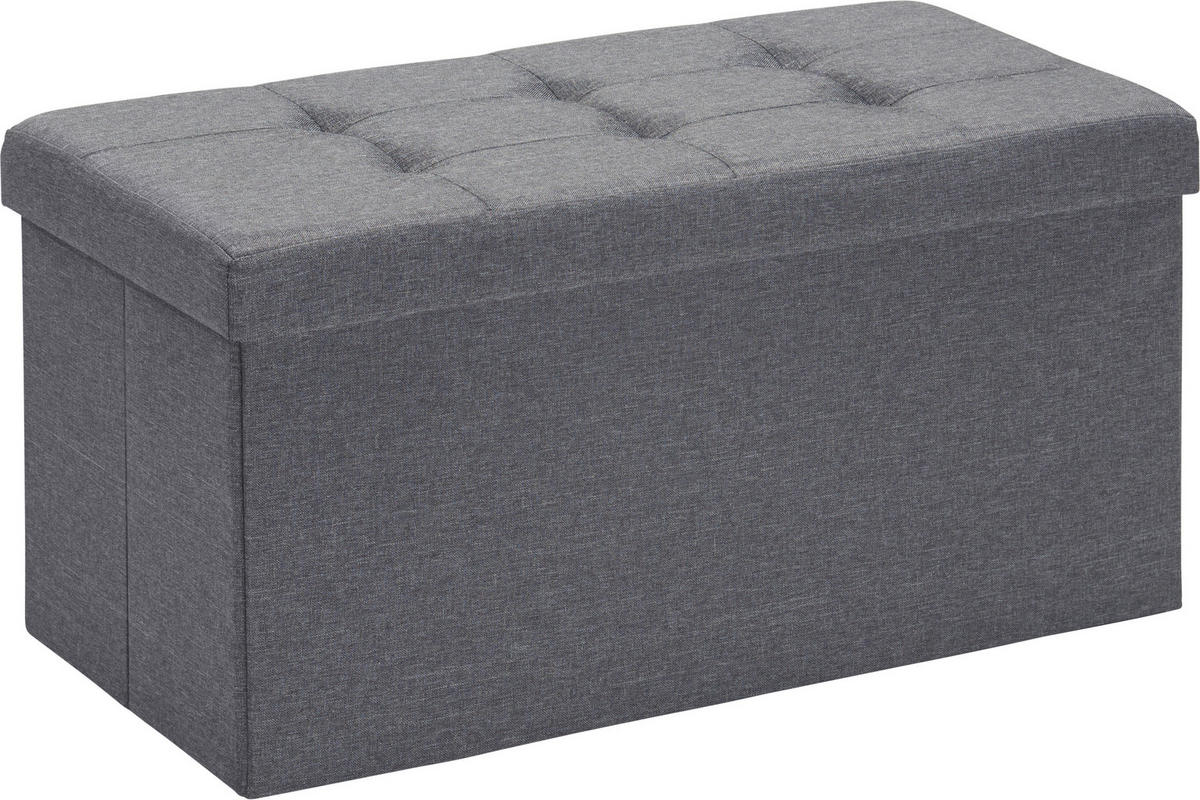 SITZBOX Uni  - Anthrazit, Design, Textil (76/38/38cm) - Carryhome