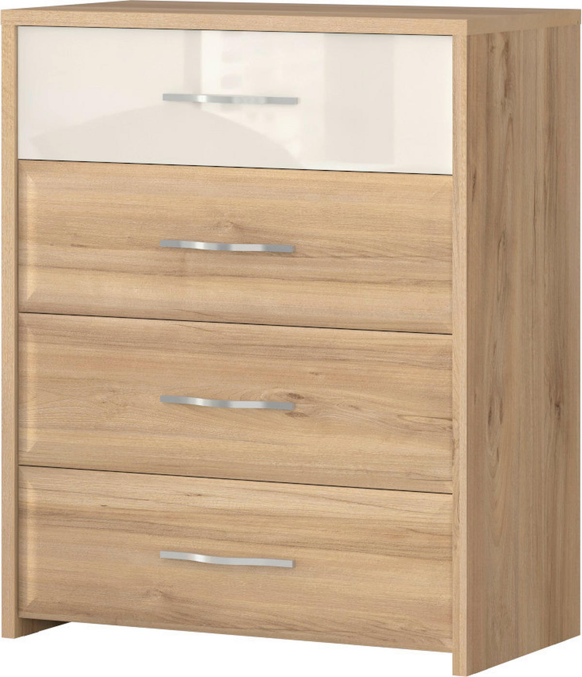 KOMODA, bež  - bež, Design, kovina/umetna masa (86/105/46cm) - Hom`in