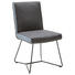 STUHL in Metall, Textil, Leder Schwarz, Türkis, Dunkelbraun - Türkis/Dunkelbraun, Design, Leder/Textil (64/93/65cm) - Ambiente STUHL in Metall, Textil, Leder Schwarz, Türkis, Dunkelbraun - Türkis/Dunkelbraun, Design, Leder/Textil (64/93/65cm) - Ambiente