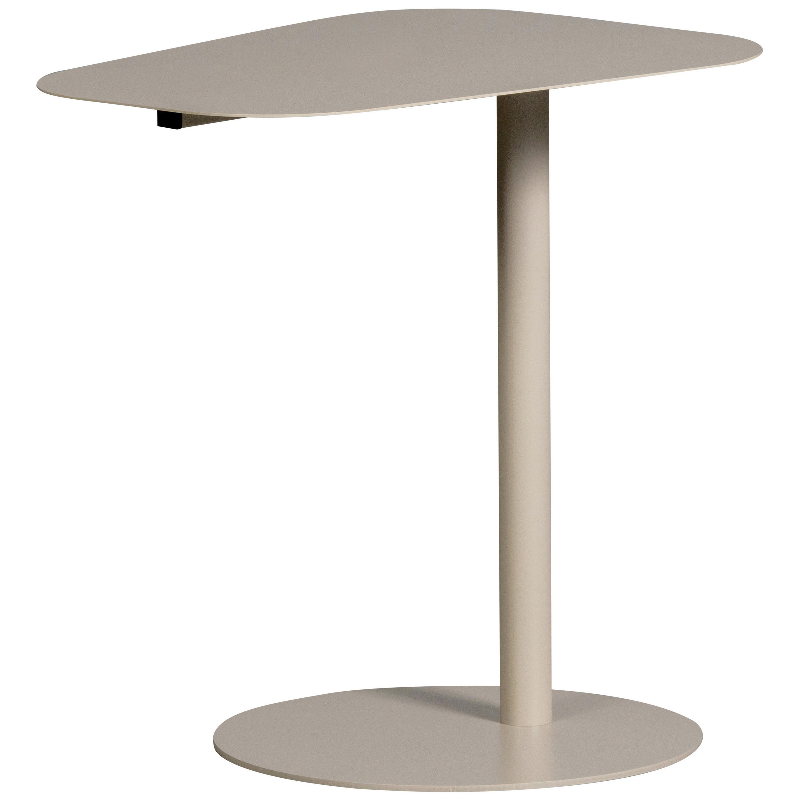 BEISTELLTISCH 50/38/50 cm Hellgrau Freiform  - Hellgrau, Design, Metall (50/38/50cm) - Livetastic
