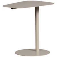 BEISTELLTISCH 50/38/50 cm Hellgrau Freiform  - Hellgrau, Design, Metall (50/38/50cm) - Livetastic