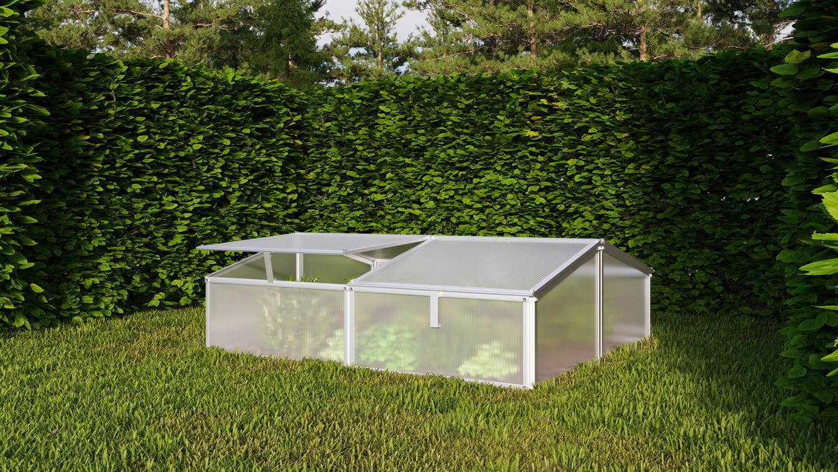 FRÜHBEETKASTEN - Alufarben, Basics, Metall (102,3/38,9/120,5cm)