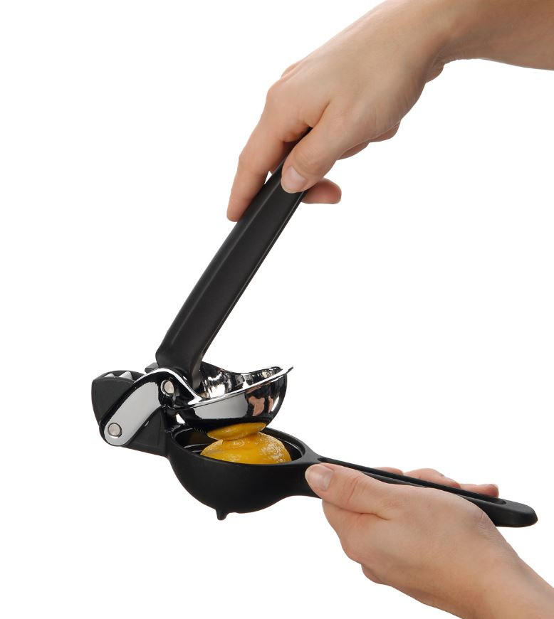ZITRONENPRESSE TOP TOOLS  - Edelstahlfarben/Schwarz, Basics, Kunststoff/Metall (26cm) - WMF
