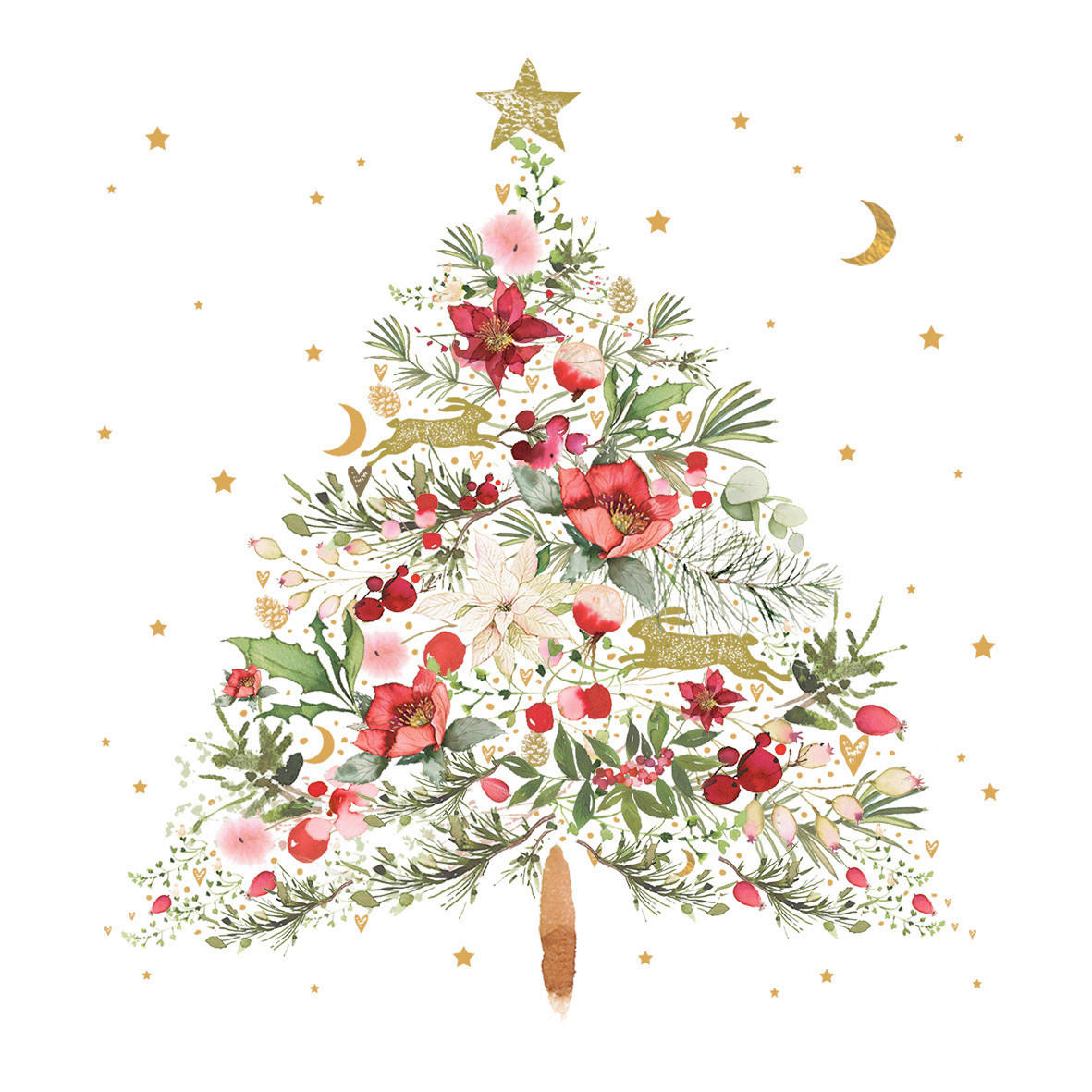 SERVIETTE  17.5/17.5 cm   - Multicolor, Basics, Papier (17.5/17.5cm)