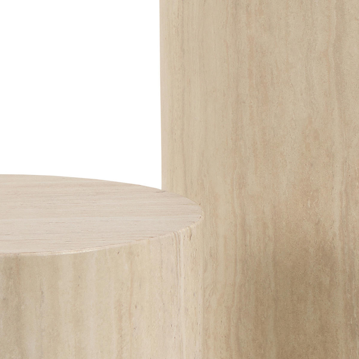 BLUMENTISCHSET Holzwerkstoff  - Sandfarben, Design, Holzwerkstoff (25/35/25/35/50/70cm)