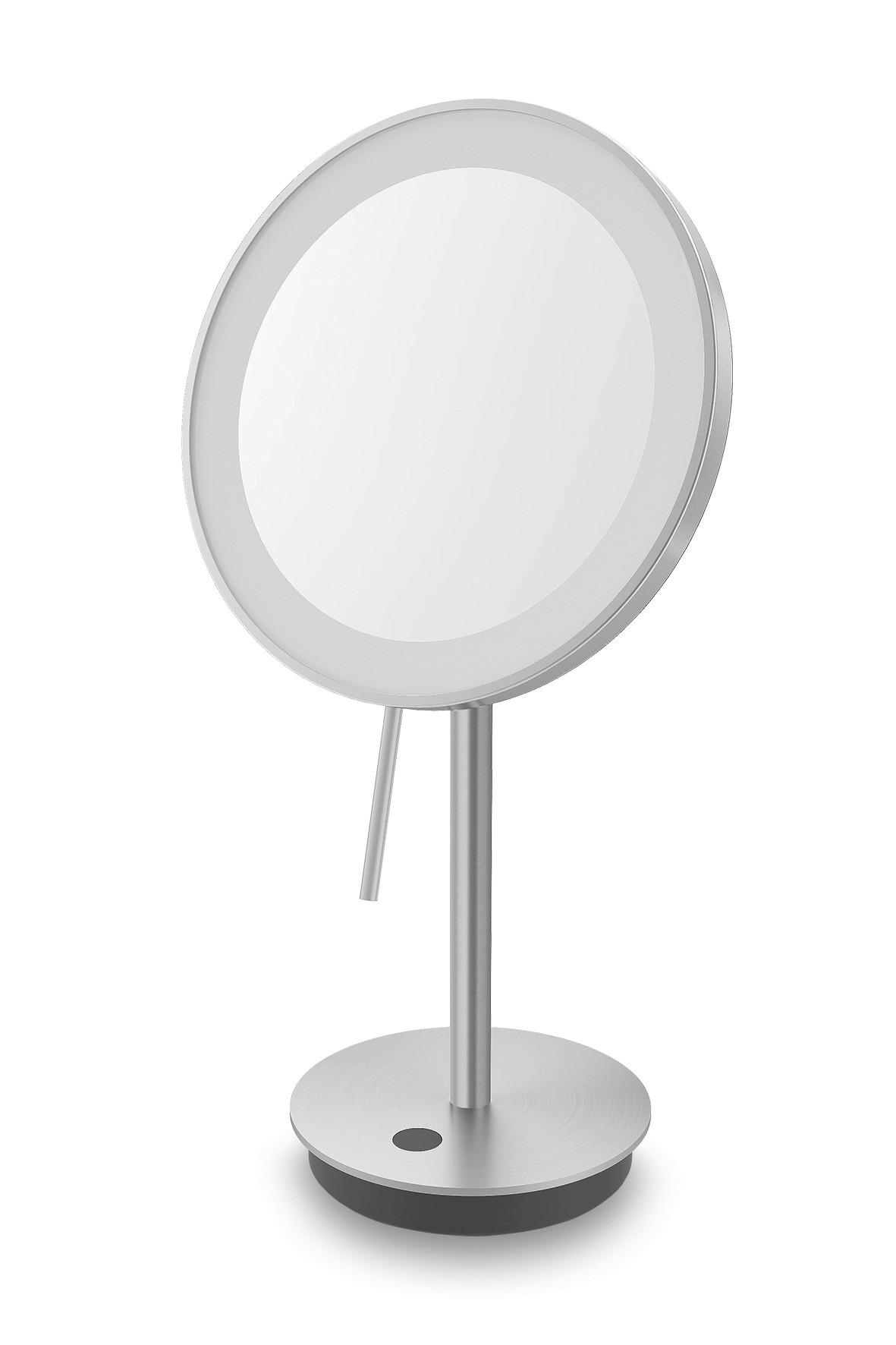 SCHMINKSPIEGEL  - Edelstahlfarben, Basics, Metall (20/37cm) - Zack