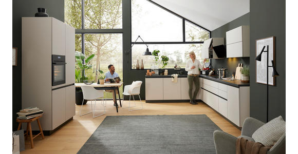 EINBAUKÜCHE   - Kaschmir, Design, Holzwerkstoff - Novel