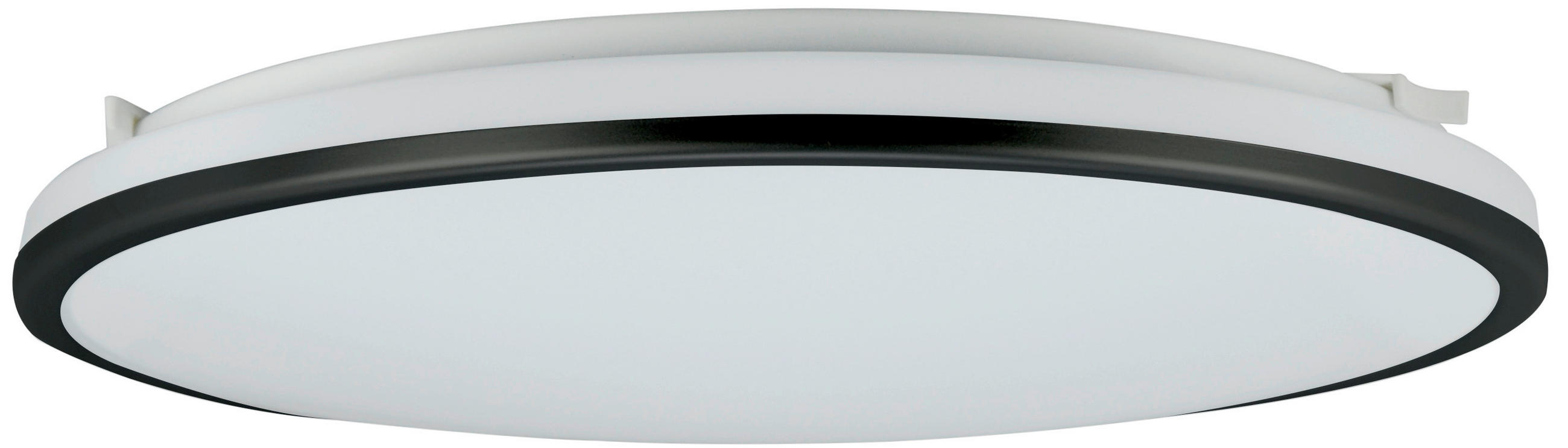 LED-DECKENLEUCHTE white² 33/5,7 cm   - Anthrazit, Basics, Kunststoff/Metall (33/5,7cm)