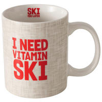 BECHER    - Beige/Rot, Trend, Keramik (8/9,5cm)