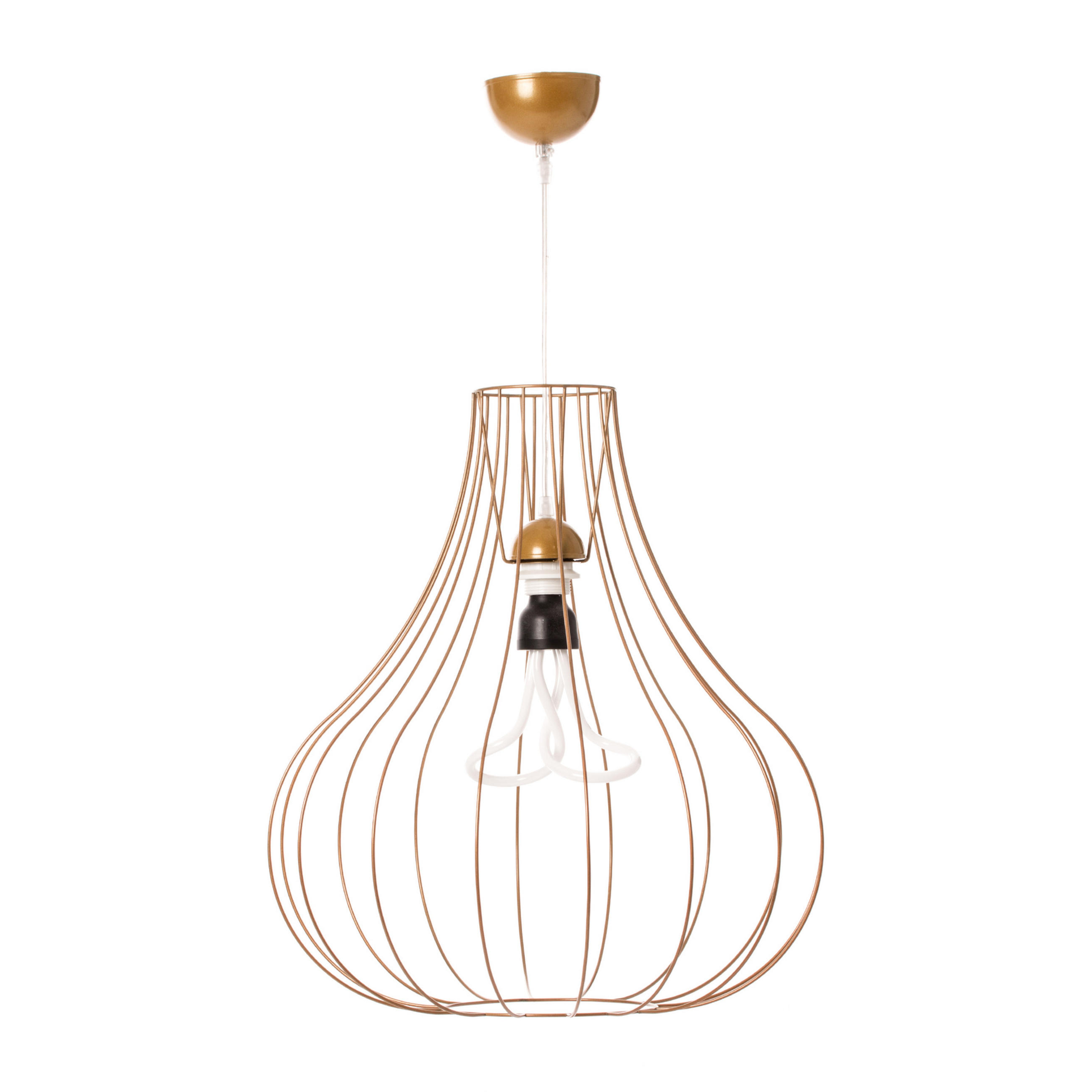 HÄNGELEUCHTE 47/50/47 cm   - Goldfarben, Trend, Metall (47/50/47cm) - Kayoom
