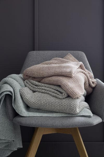 PLAID Melange 130/170 cm  - Beige/Grau, Basics, Textil (130/170cm) - Schöner Wohnen