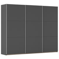 ORMAR - VISEĆA KLIZNA VRATA siva  261/210/59 cm  - siva, Trendi, metal/pločasti materijal (261/210/59cm) - Rauch Möbel