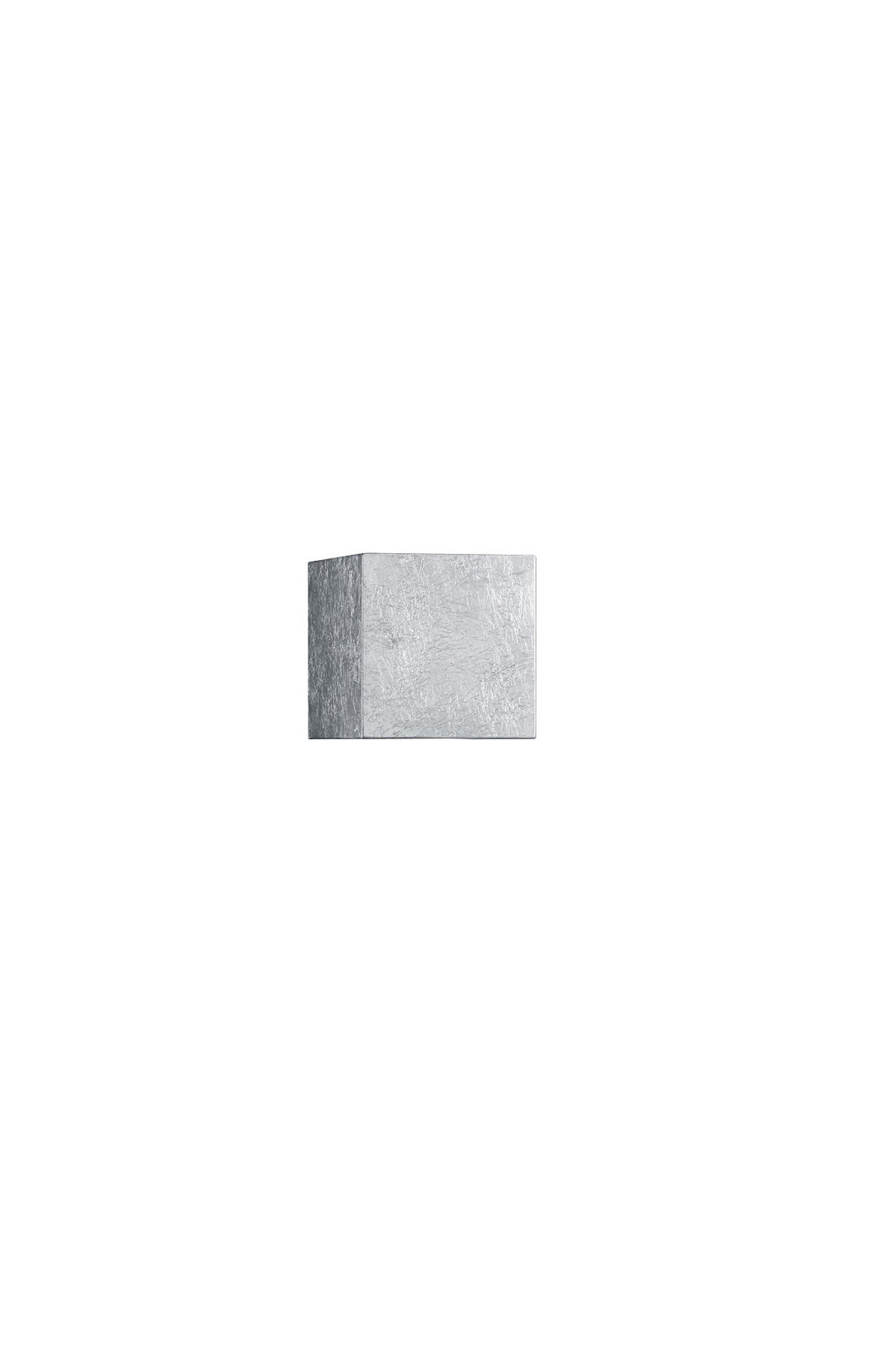 AUßENWANDLEUCHTE SIRI   - Silberfarben, Design, Metall (10/10/10cm) - Helestra