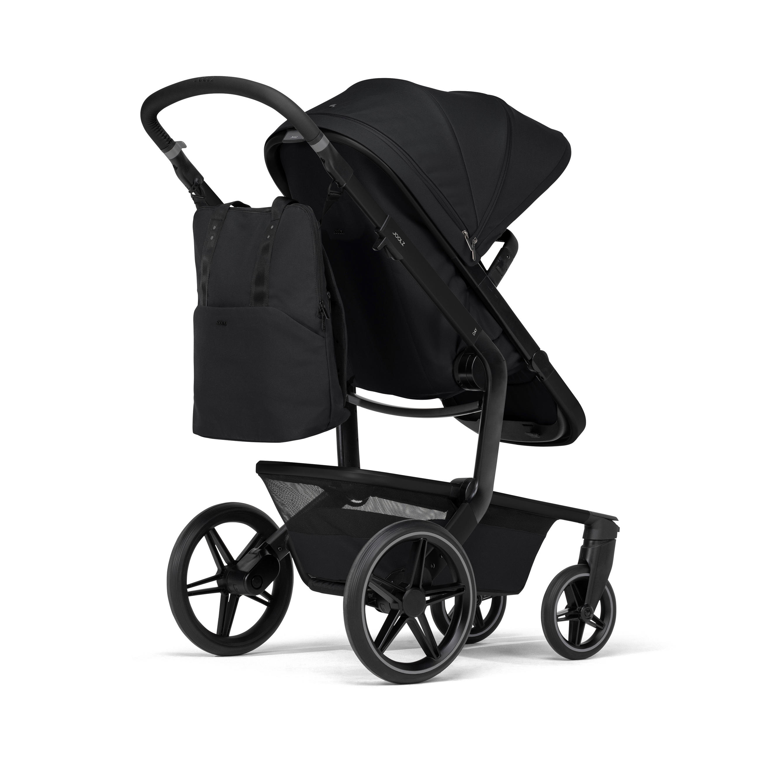 WICKELRUCKSACK  - Schwarz, Basics, Textil (32,5/43,5/13,5cm) - Joolz