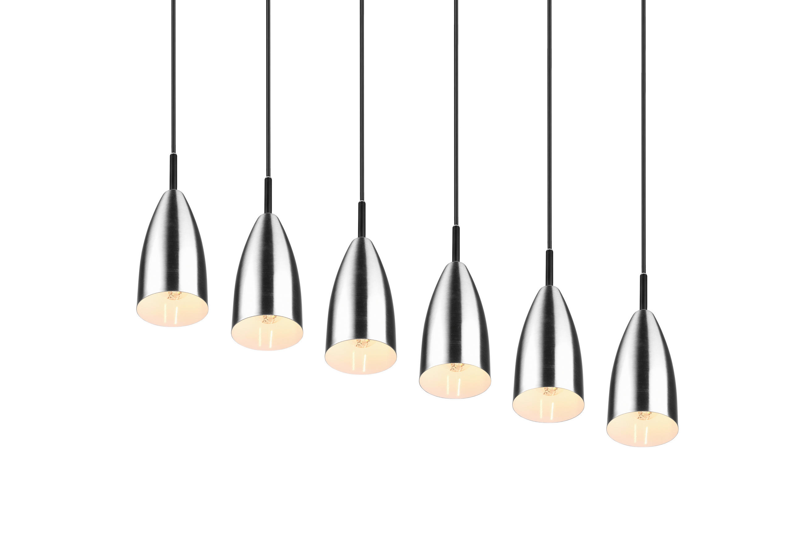 SVJETILJKA VISEĆA 90/150/9 cm Farin - boje nikla, Trend, metal (90/150/9cm)