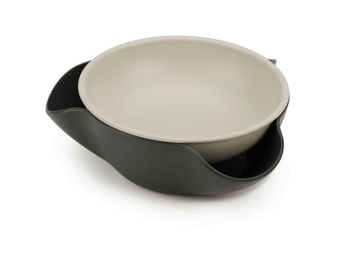 SET SKODELIC ZA PRIGRIZKE   umetna masa        18,5/6,5/16,5 cm  - temno siva/svetlo siva, Basics, umetna masa (18,5/6,5/16,5cm) - Joseph Joseph