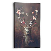 BILD Tiere  - Cappuccino, Basics, Holz (70/118/3,7cm) - Reinders!