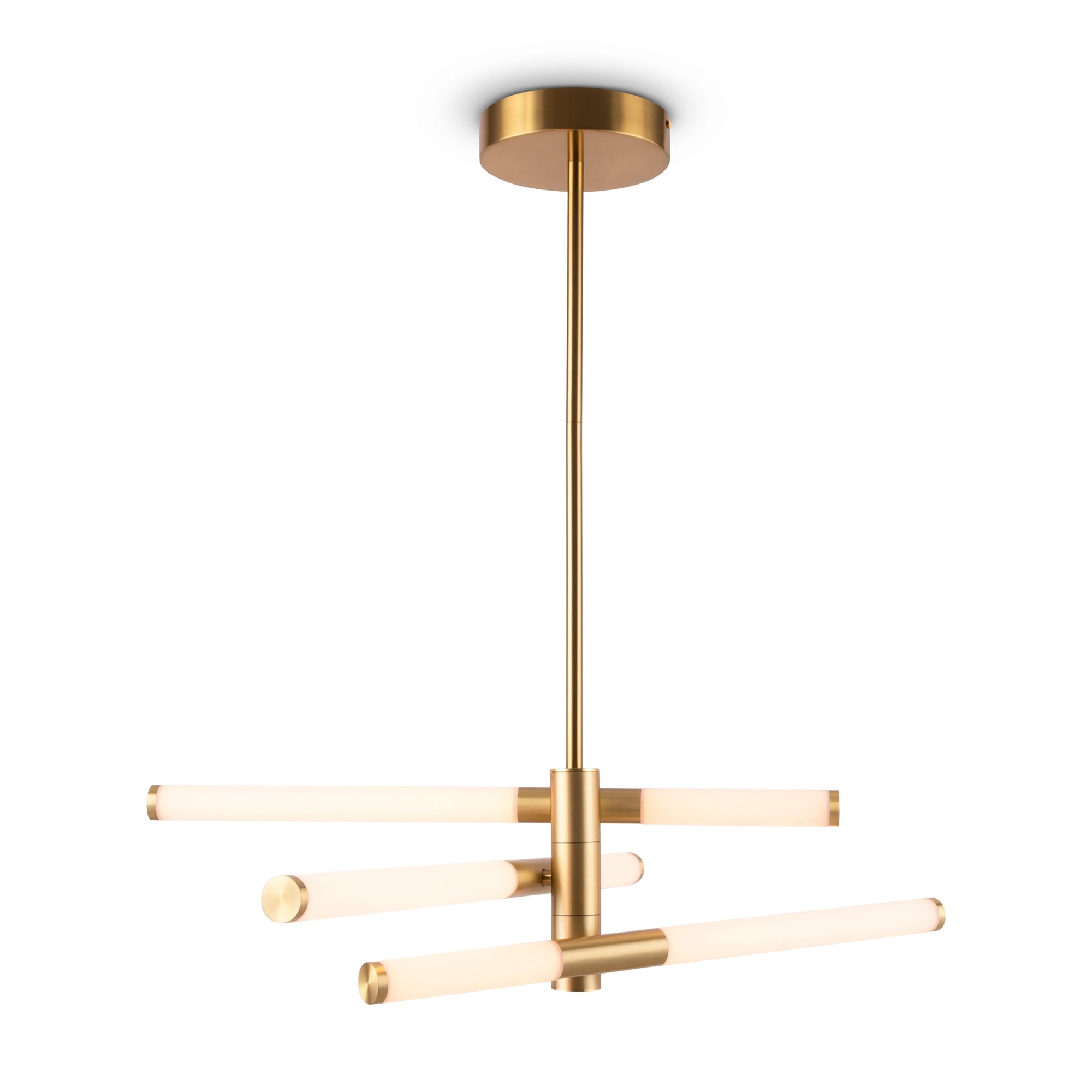 PENDELLEUCHTE 56,6/17/63,5 cm    - Goldfarben, Trend, Kunststoff/Metall (56,6/17/63,5cm) - MAYTONI