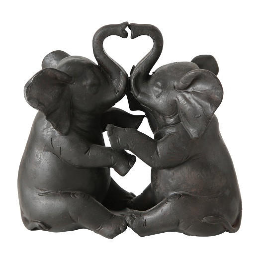 DEKOELEFANT - Schwarz, Basics, Kunststoff (15cm)