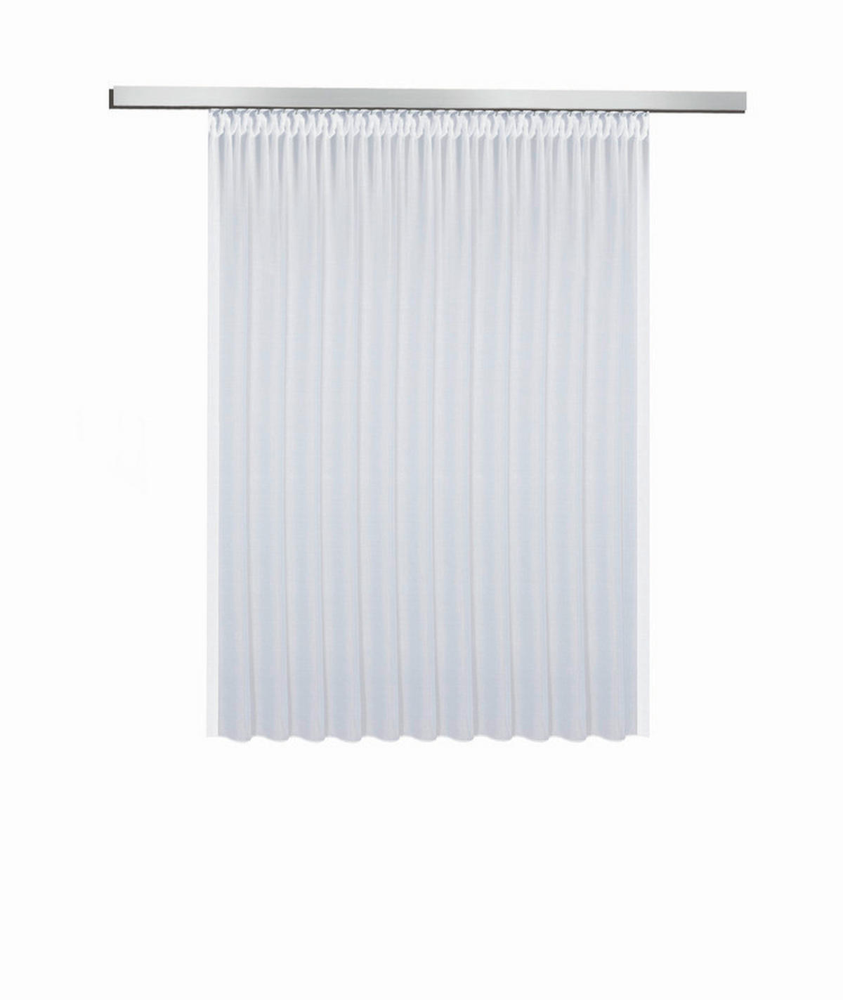 FERTIGSTORE  transparent  300/150 cm   - Weiß, Basics, Textil (300/150cm)