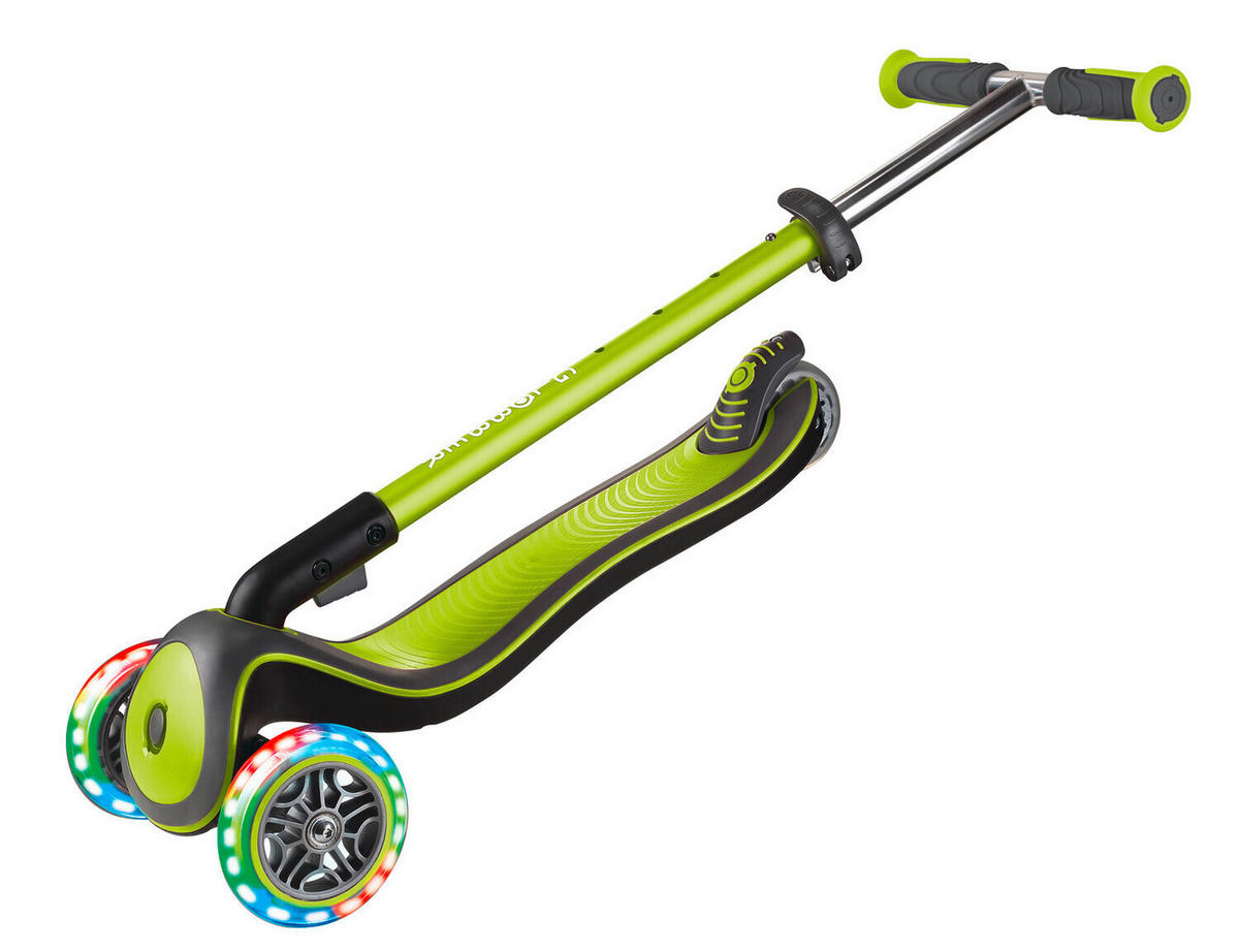 SCOOTER ELITE DELUXE LIGHTS  - Limette/Hellgrün, Basics (56/28/84cm) - GLOBBER