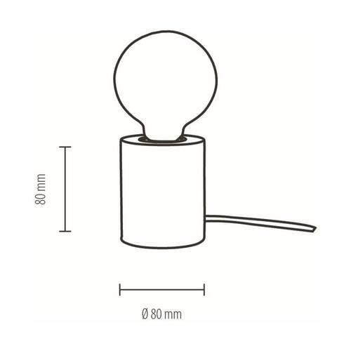 TISCHLEUCHTE Minnie 8/8 cm   - Eichefarben, Natur, Holz (8/8cm)