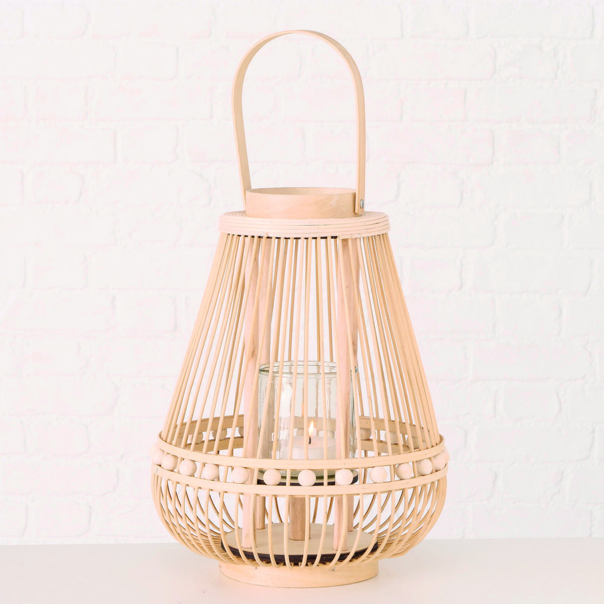 WINDLICHT - Naturfarben, Basics, Holz (30/28/36cm) - Ambia Home