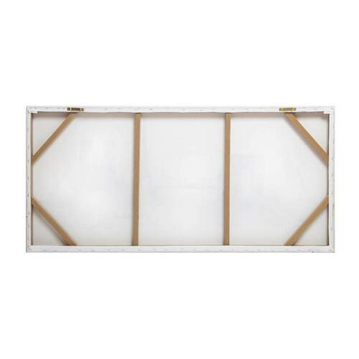 BILD Bäume  - Braun/Weiß, Basics, Holzwerkstoff/Textil (120/60/3cm)