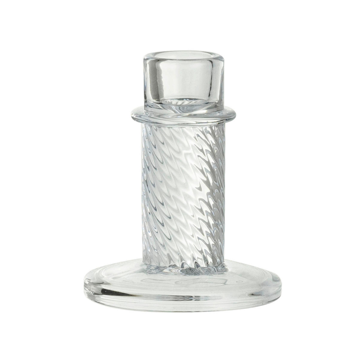 GYERTYATARTÓ - átlátszó, Basics, Üveg (8/9,7cm) - Ambia Home