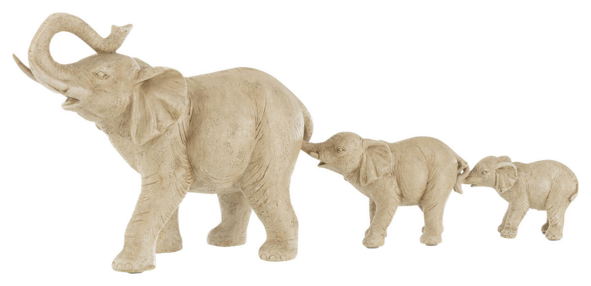 DEKOELEFANT - Beige, Trend, Kunststoff (54/23/12cm)