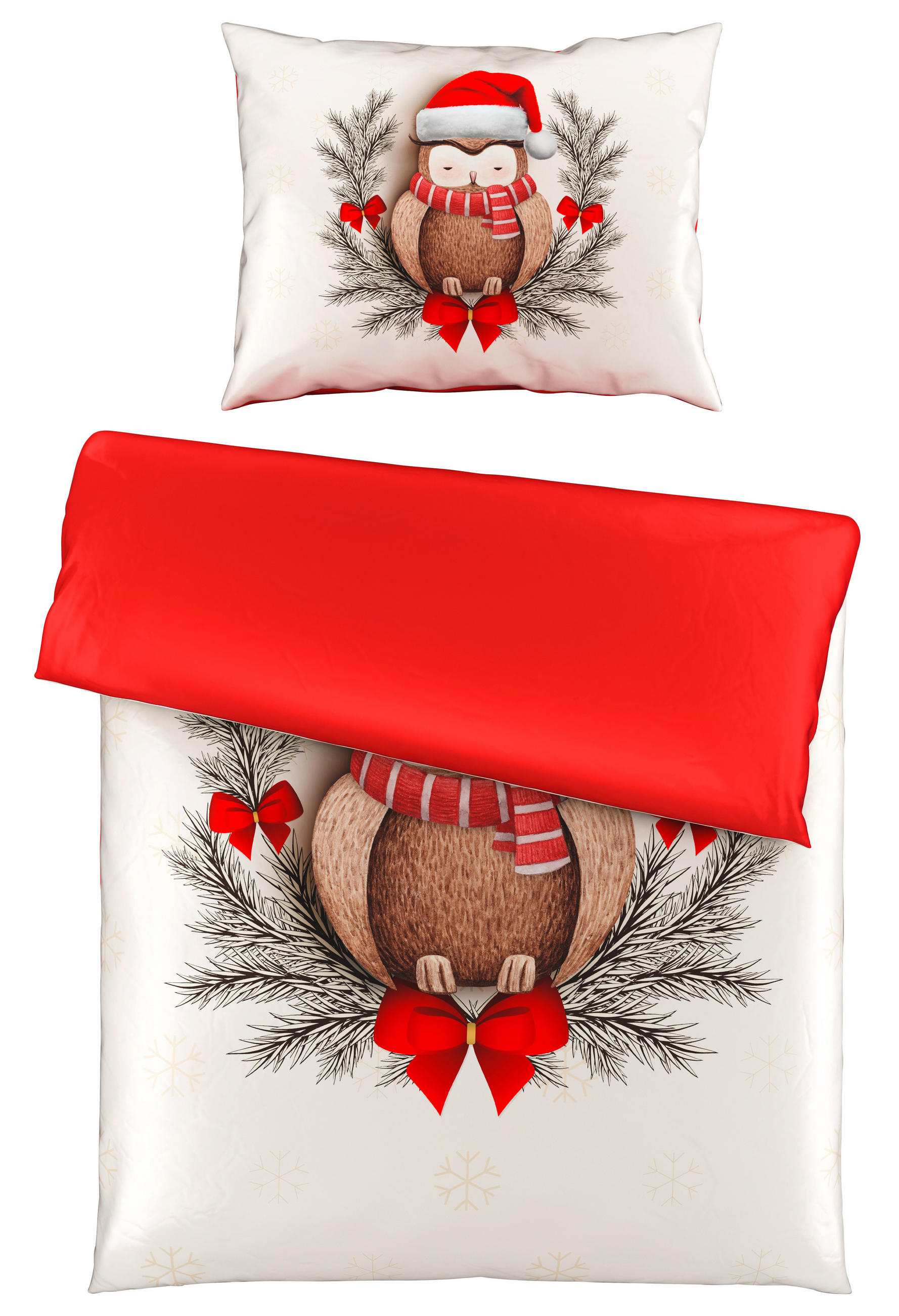 POSTELJINA SA DVA LICA Christmas Collection 140/200 cm saten - Osnovno, tekstil (140/200cm) - X-Mas