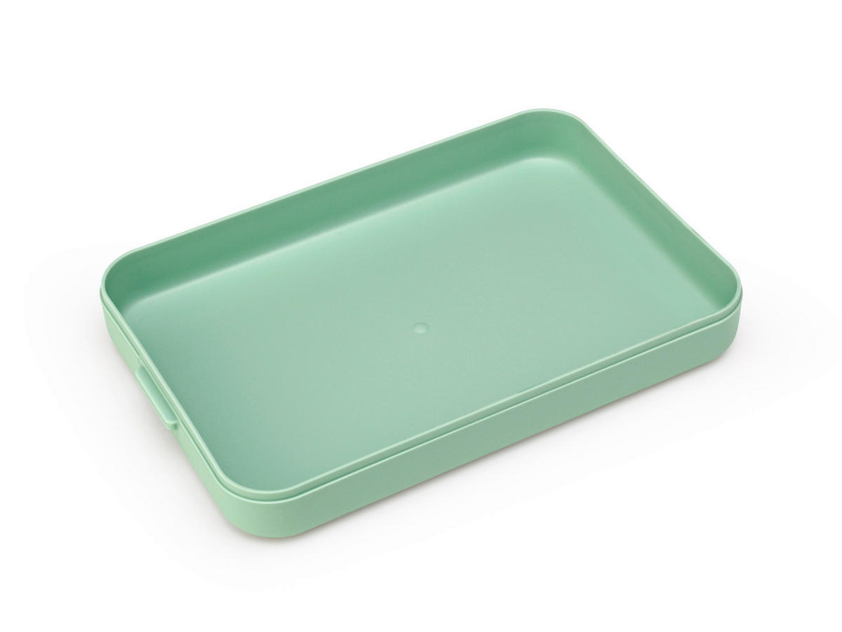 KRABIČKA NA OBĚD plast  plast 1,1 l - zelená, Basics, plast (25.5/3.7/16.6cm) - Brabantia